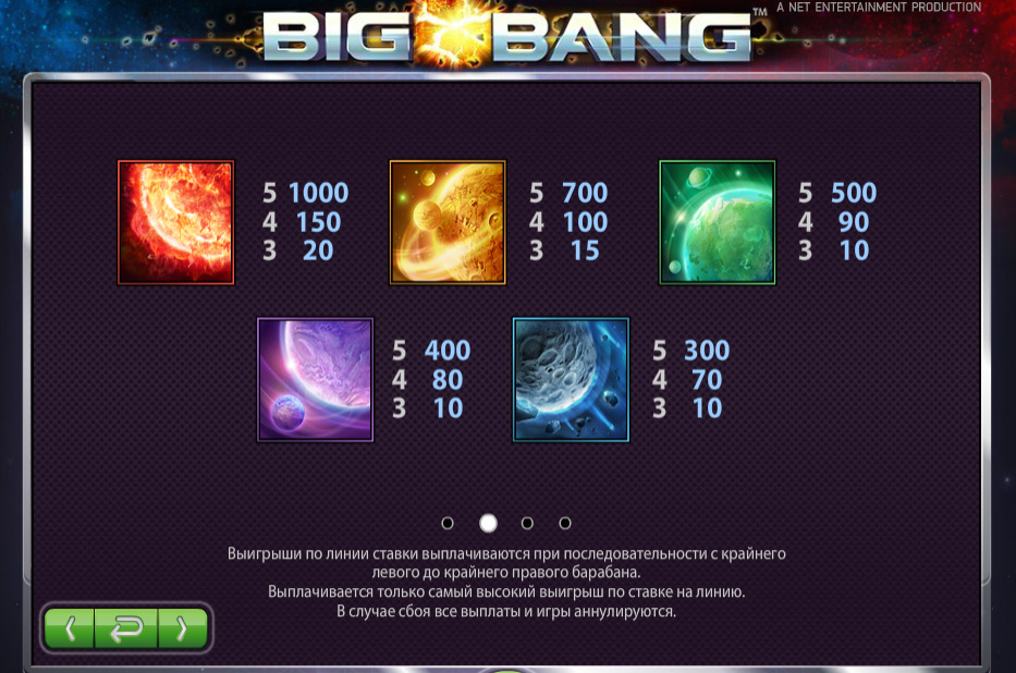big bang игровой автомат