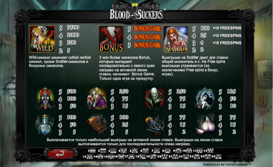 Blood suckers игровой автомат https mostbet ru27 com